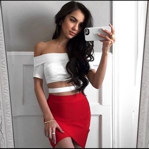 Black Swallow banded skirt ❤️